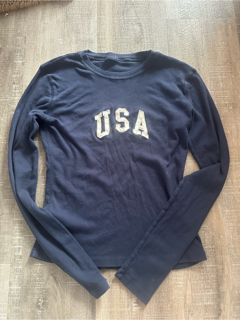 John Galt USA Long-Sleeve Top - Navy